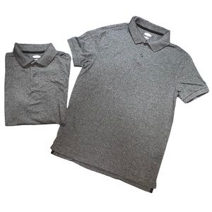 2 Old Navy Collared Shirts Charcoal Grey Size Small - Set of 2